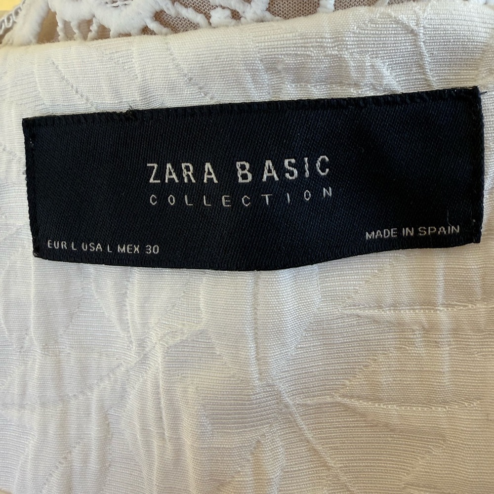 Zara Basic Collection Cream Jacket - image 6